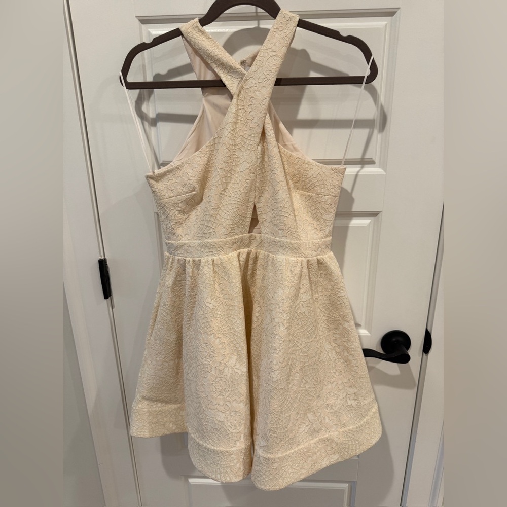 Likely Cream Lace Dress